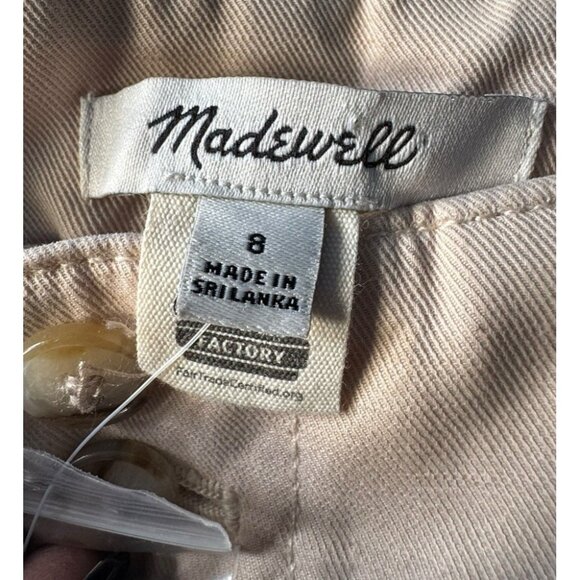 Madewell Sz 8 The Harlow Wide-Leg Linen Blend Pants In “Forgotten Landscape” NWT - Picture 6 of 10